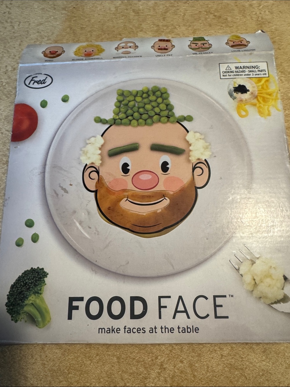 Food Face Plate